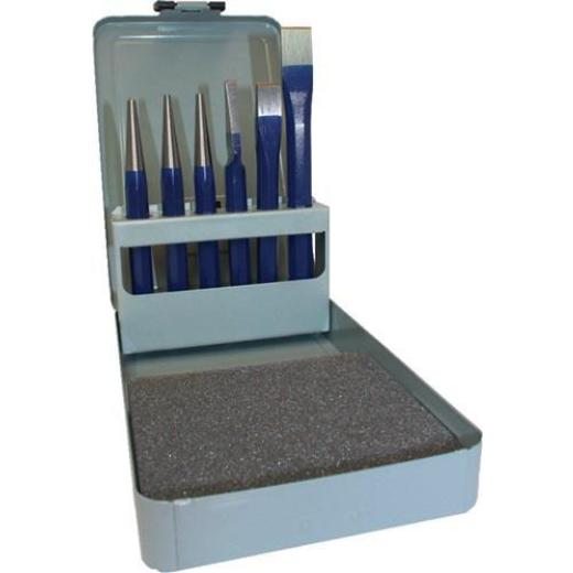 Werkzeugsatz Inh.6tlg.Chrom-Vanadium-Lufthärtestahl lack.Metallkassette PROMAT