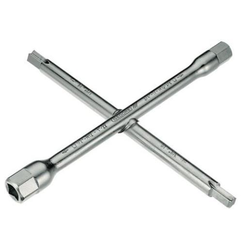 Sanitärkreuzschlüssel 378500 220x220mm 14-Fach-Funktion GEDORE