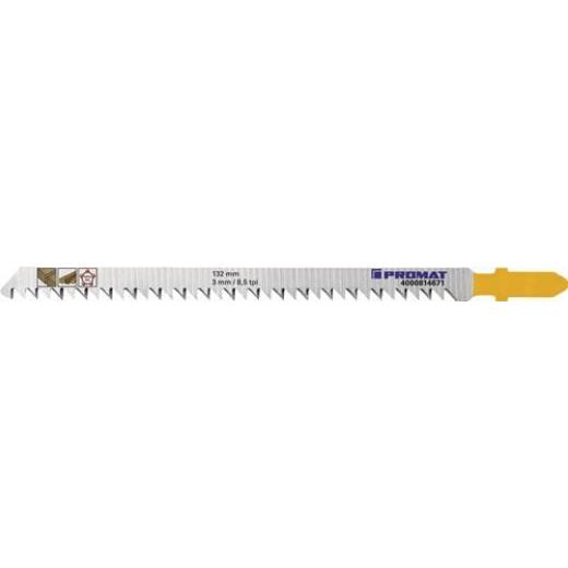 Stichsägeblatt Gesamt-L.132mm Zahnt.3mm S.1,45mm HCS 5 St./Karte PROMAT