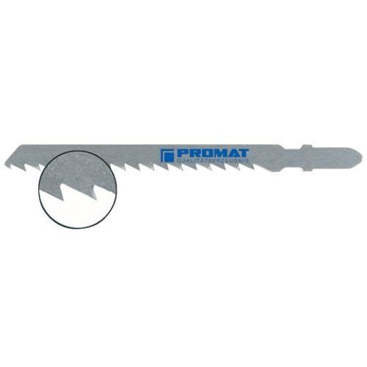 Stichsägeblatt Gesamt-L.100mm Zahnt.4mm S.1,27mm HCS 25 St./Karte TECWERK