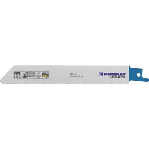 Säbelsägeblatt L.150mm B.19mm TPI 24 1mm 5 St./Karte