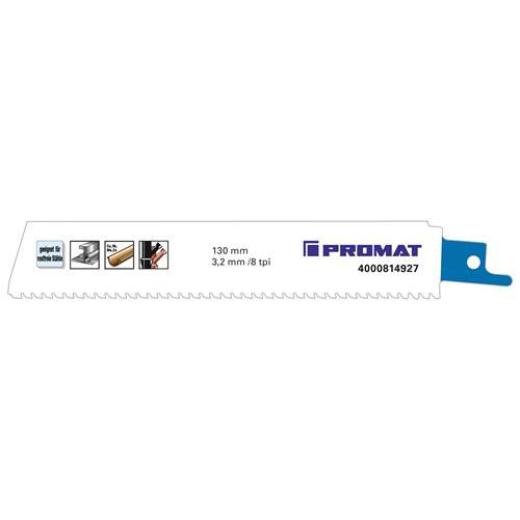 Säbelsägeblatt L.150mm B.25mm TPI 8 3,2mm Karte a 1 St.PROMAT