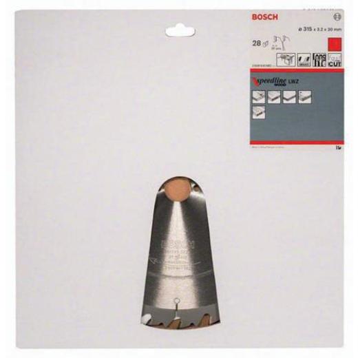 Kreissägeblatt Speedline Wood AD 315mm Z.28 WZ Bohr.30mm Schnitt-B.3,2mm HM