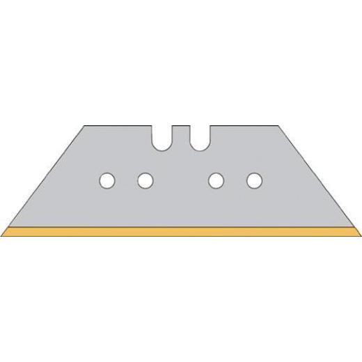 Trapezklinge L61xB18,7xS0,65mm Titan m.Lochung 10 St./Spender PROMAT