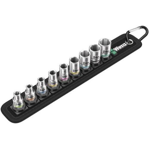 Steckschlüsselsatz Belt 4 9-tlg.1/4 Zoll 5-13mm f.a6-KT.-Schr.WERA