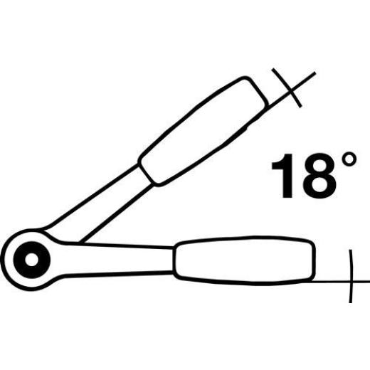 Steckschlüsselsatz 18-tlg.1/4 Zoll SW 4-14mm Z.20 6KT TECWERK