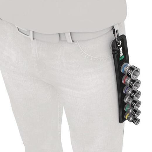 Steckschlüsselsatz Belt C 1 Zyklop 7-tlg.1/2 Zoll 10-19mm f.a6-KT.-Schr.WERA