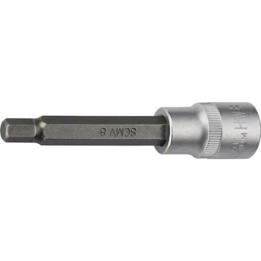Steckschlüsseleinsatz 1/2 Zoll Innen-6-kant SW 7mm L.100mm PROMAT