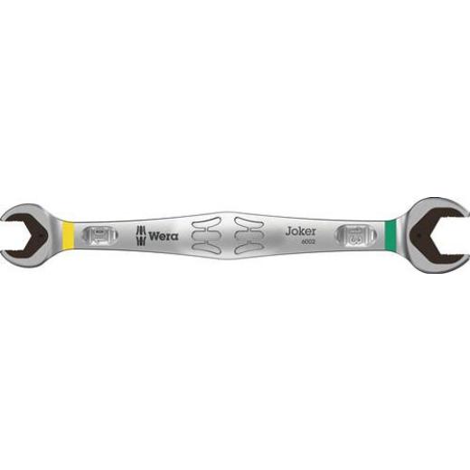 Doppelmaulschlüssel 6002 Joker 10x13mm L.167mm verchr.WERA