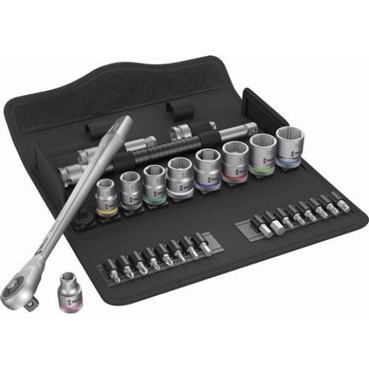 Steckschlüsselsatz Zyklop Metal 29-tlg.3/8 Zoll SW 8-19mm Z.76 6KT WERA