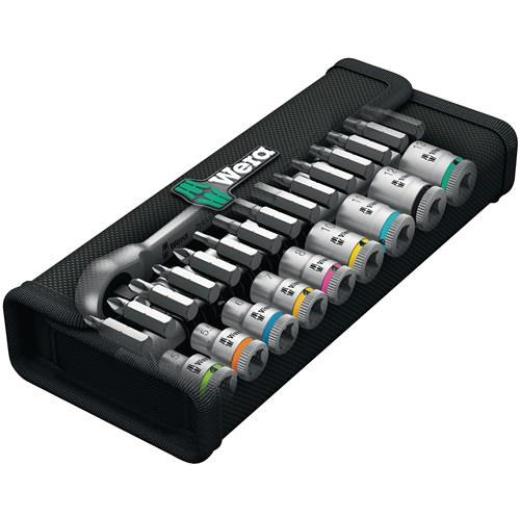 Steckschlüsselsatz Zyklop Metal 29-tlg.3/8 Zoll SW 8-19mm Z.76 6KT WERA