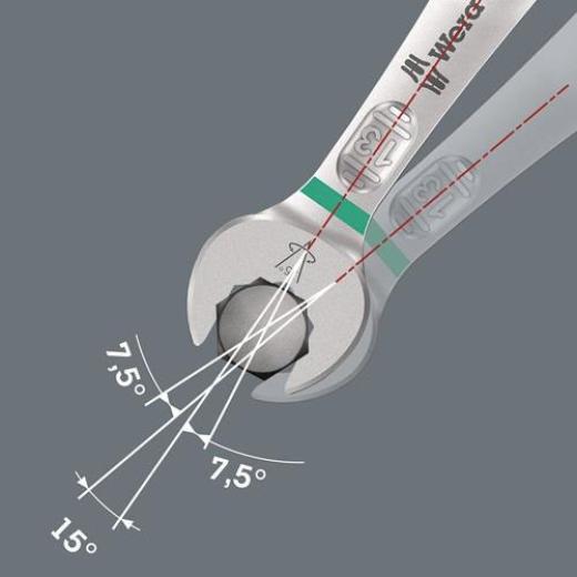 Ringmaulschlüssel 6003 Joker SW 10mm L.125mm Form A CV-Stahl WERA