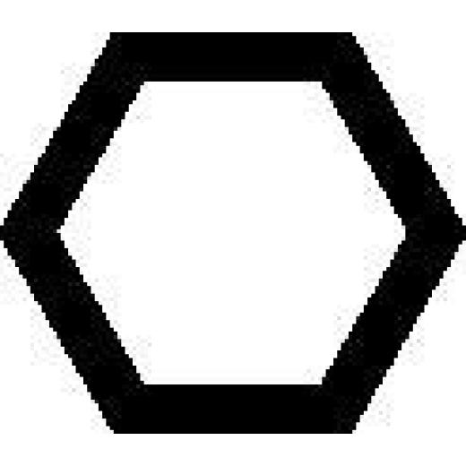 Rohrsteckschlüssel SW 12x13mm L.140mm Bohrungs-D.8,5mm verchr.TECWERK