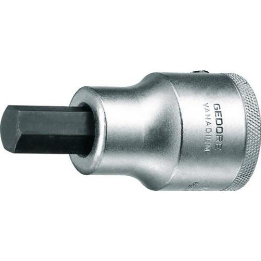 Steckschlüsseleinsatz IN 32 3/4 Zoll Innen-6-kant SW 22mm L.80mm GEDORE