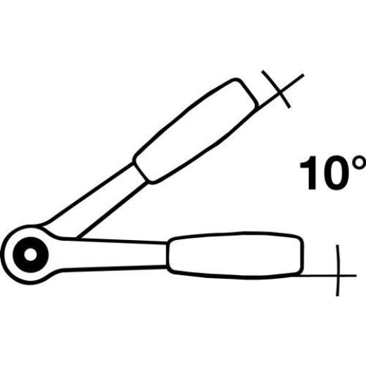 D.-Knarre 3/4 Zoll Z.L.470mm Durchsteck-4-KT.HEYTEC