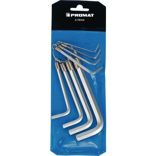 Winkelschraubendrehersatz 8-tlg.Ku.-Tasche SW 2-10mm