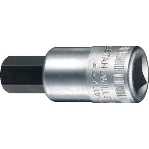 Steckschlüsseleinsatz 54 1/2 Zoll Innen-6-kant SW 19mm L.60mm STAHLWILLE