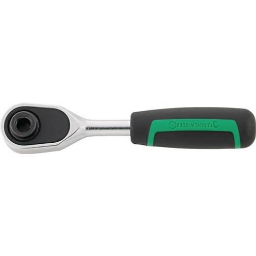 Bit-/Hebelumschaltknarre 419 B QR 1/4 Zoll m.Ausdrückf. L.117mm 80 Z.STAHLWILLE