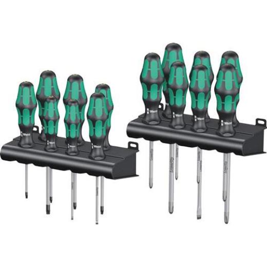 Schraubendrehersatz Kraftform Big Pk.300 14-tlg.Schlitz/PH/PZD/TX 2K Rundkl.