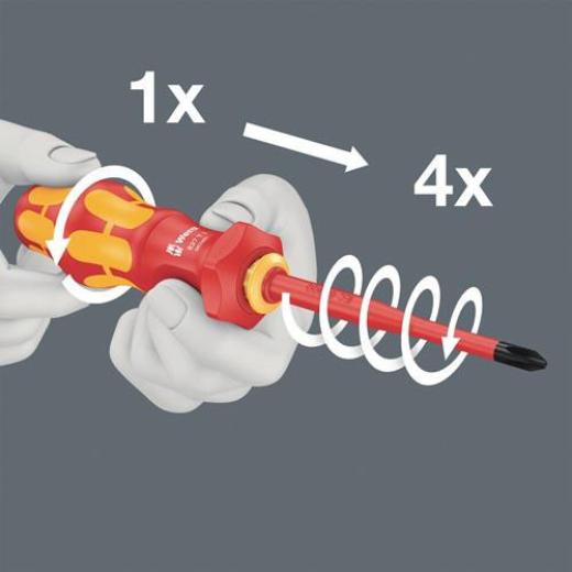 Handgriff 827 T i Kraftform Turbo f.WERA VDE Wechselkl.VDE isol.WERA