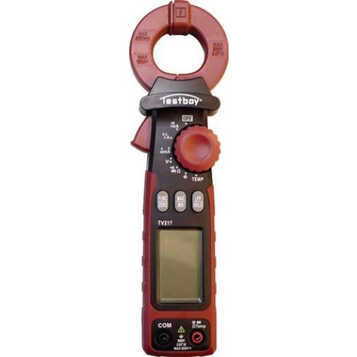 Leckstromzange TV 217 Messber.1µA – 150A(AC) Zangenöffnung 27mm TESTBOY