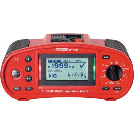 Installationsprüfgerät IT 130 z.Prüfung elektrischer Anlagen BENNING