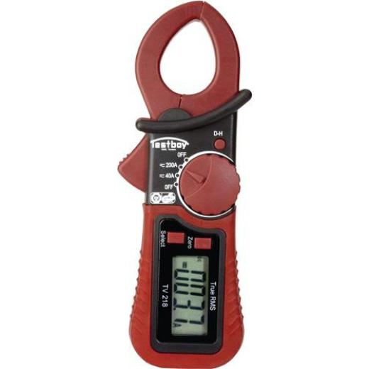 Zangenamperemeter TV 218 10 mA-200 A AC/DC CAT III 300 V TESTBOY