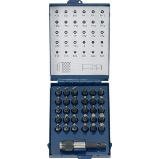 Bitsortiment 31-tlg.Schlitz/PH/PZD/TX m.Magnet u.SWF TECWERK