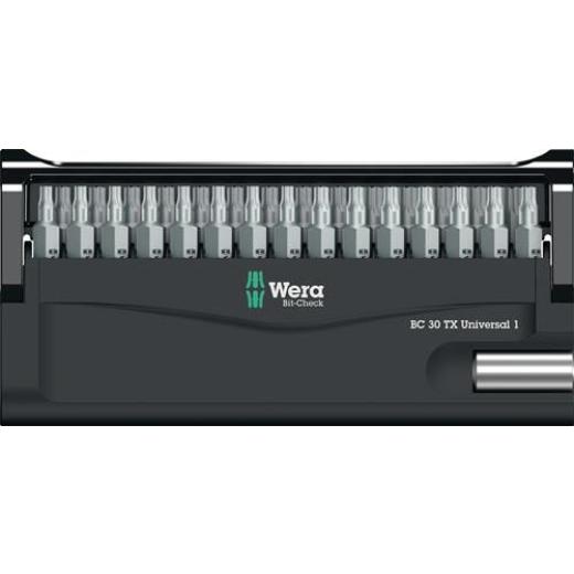 Bitsortiment Bit-Check 30TX Univ.1 30-tlg.TX WERA