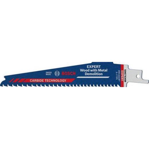 Säbelsägeblatt Wood Metal Demolition S 967 XHM L.150mm B.25mm 5mm 10 St./Karte