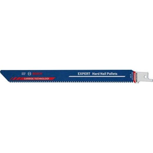 Säbelsägeblatt Hard Nail Pallets L.225mm B.19mm 8mm S-Schaft 10 St./Karte BOSCH