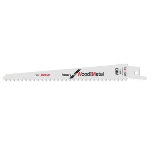 Säbelsägeblatt S 611 DF L.150mm B.19mm TPI 6 4,3mm 5 St./Karte