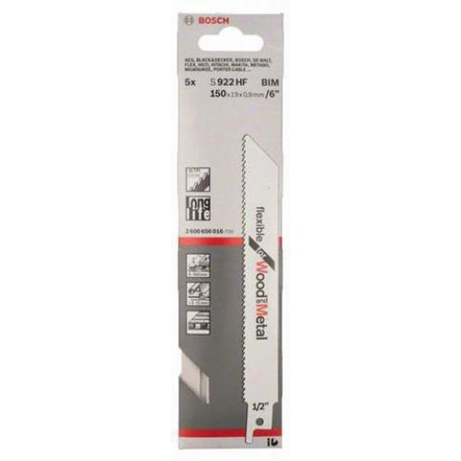 Säbelsägeblatt S 922 HF L.150mm B.19mm TPI 10 2,5mm 5 St./Karte