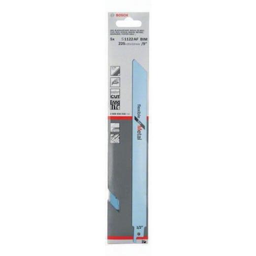 Säbelsägeblatt S 1122 AF L.225mm TPI 24 1mm gewellt,gefr.5 St./Karte BOSCH