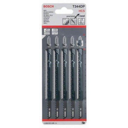 Stichsägeblatt T 344 DP Precision for Wood L.152mm Zahnteilung 4mm HCS 5er Pack