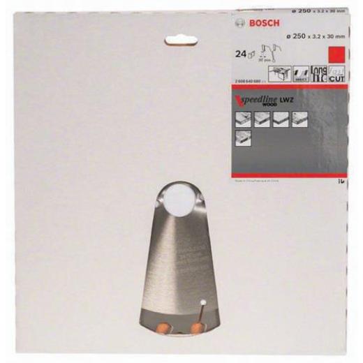 Kreissägeblatt Speedline Wood AD 250mm Z.24 WZ Schnitt-B.3,2mm