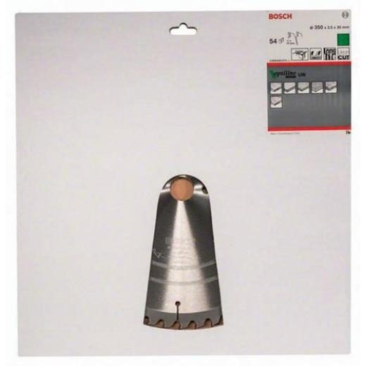 Kreissägeblatt Optiline Wood AD 350mm Z.54 WZ Schnitt-B.3,5mm BOSCH