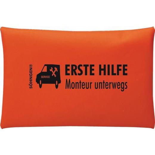 Erste Hilfe Tasche Monteur unterwegs B240xH170ca.mm orange SÖHNGEN