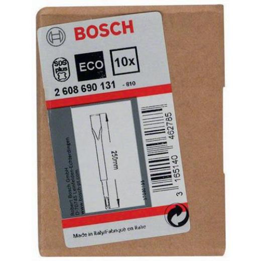 Flachmeißel SDS-plus Gesamt-L.250mm ger.Schneiden-B.20mm SDS-PLUS Eco 10er Pk.