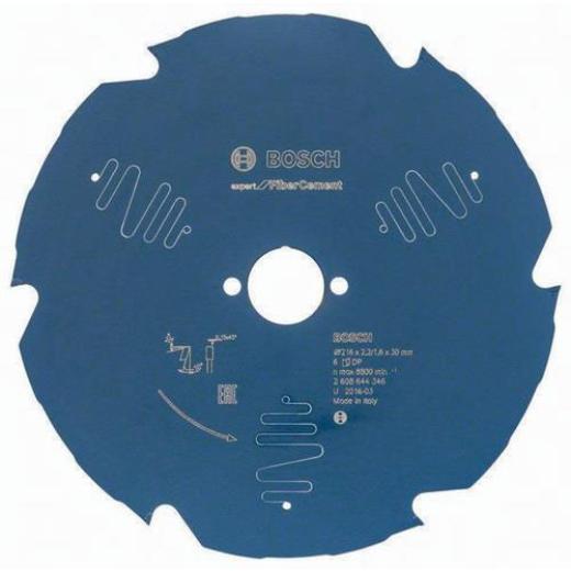 Kreissägeblatt AD 216mm Z.6 TCG Bohr.30mm Schnitt-B.2,2mm HM BOSCH