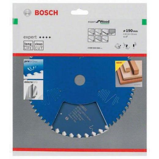 Kreissägeblatt Expert for Wood AD 190mm Z.40 WZ Bohr.30mm Schnitt-B.2,6mm