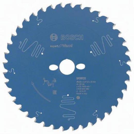 Kreissägeblatt Expert for Wood AD 250mm Z.40 WZ Bohr.30mm Schnitt-B.2,4mm