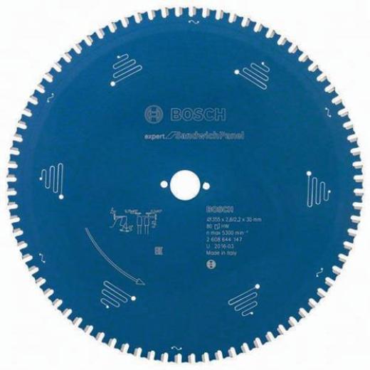 Kreissägeblatt AD 355mm Z.80 MTCG Bohr.30mm Schnitt-B.2,6mm BOSCH