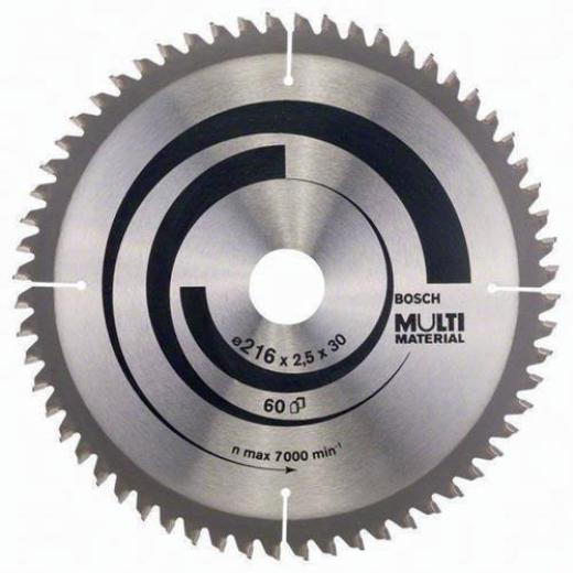 Kreissägeblatt AD 216mm Z.60 HLTCG Bohr.30mm Schnitt-B.2,5mm HM BOSCH