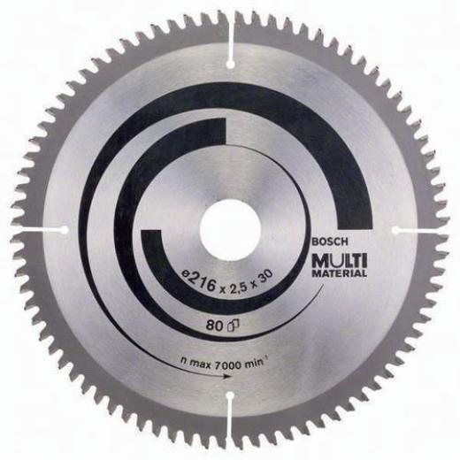 Kreissägeblatt AD 216mm Z.80 HLTCG Bohr.30mm Schnitt-B.2,5mm HM BOSCH