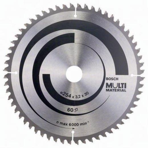 Kreissägeblatt AD 254mm Z.60 HLTCG Bohr.30mm Schnitt-B.3,2mm HM BOSCH