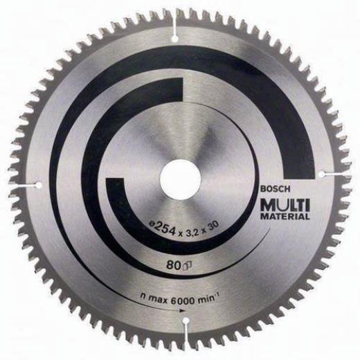 Kreissägeblatt AD 254mm Z.80 HLTCG Bohr.30mm Schnitt-B.3,2mm HM BOSCH