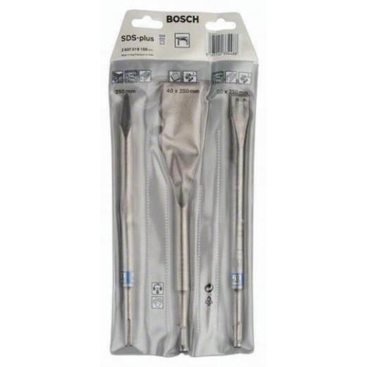 Meißel-Set SDS-plus SDS-plus 3-tlg.selbstschärfend L.250/250/260mm BOSCH