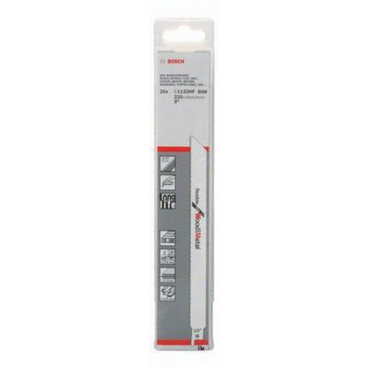 Säbelsägeblatt S 1122 HF L.225mm B.19mm TPI 10 2,5mm 25 St./Karte