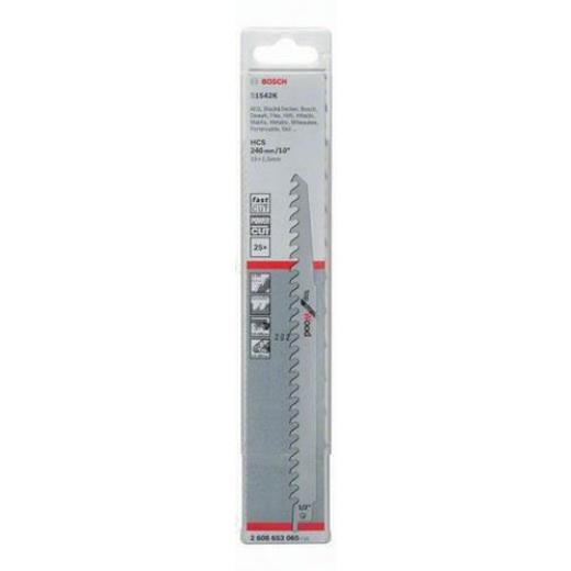 Säbelsägeblatt S 1542 K L.240mm B.19mm TPI 3 8,5mm 25 St./Karte